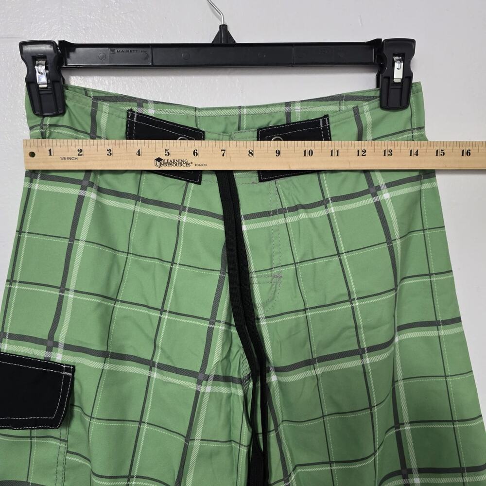 Nonwe Board Shorts Green Mens 28 Lined Swim - Picture 10 of 10